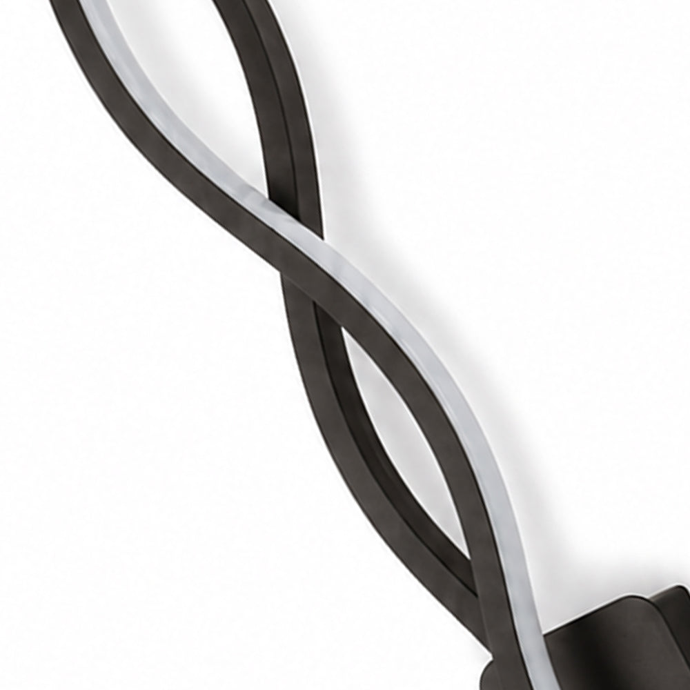 Wavy Minimalist LED Wall Sconce Bedside Lamp