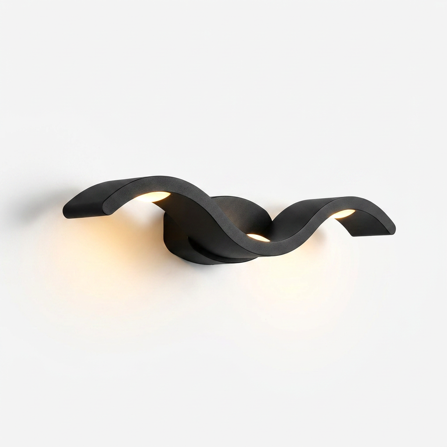 Wave Outdoor LED Wall Sconce IP65 Up Down Light