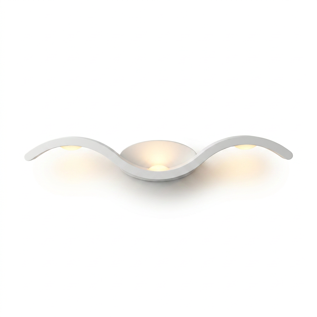 Wave Outdoor LED Wall Sconce IP65 Up Down Light