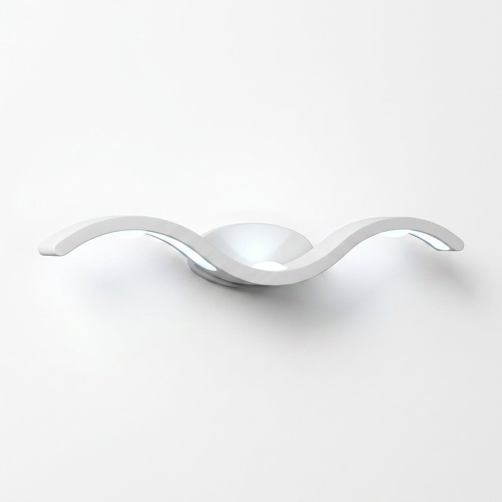 Wave Outdoor LED Wall Sconce IP65 Up Down Light